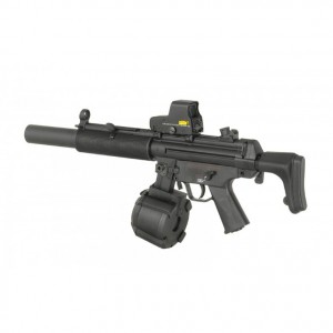 МАГАЗИН БУНКЕРНЫЙ ЭЛЕКТРИЧЕСКИЙ MP5 voice control (АКБ в комплекте) 1200 шаров CYMA HY-400B